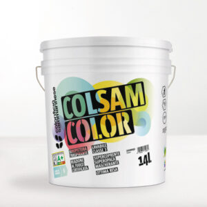 Colsam Color - Idropittura Traspirante Lavabile Supercoprente Superopaca e Mascherante