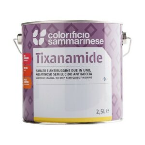 Colorificio Sammarinese - Tixanamide - Smalto e Antiruggine due in uno Semilucido Antigoccia
